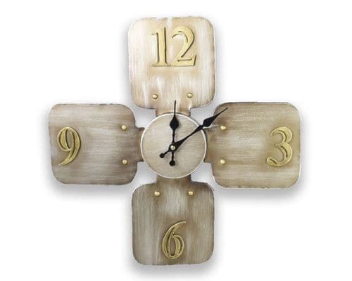 44cm Wall Fan Clock CARTON OF 8.