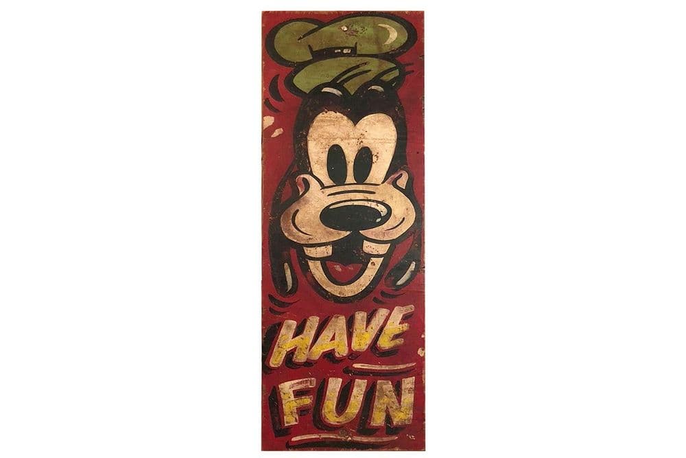 Had Fun Signs Have Fun Aged Wooden Sign 80cm x20cm