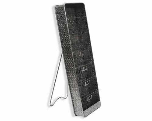 Industrial Iron Plated Wall Standing Storage Rack