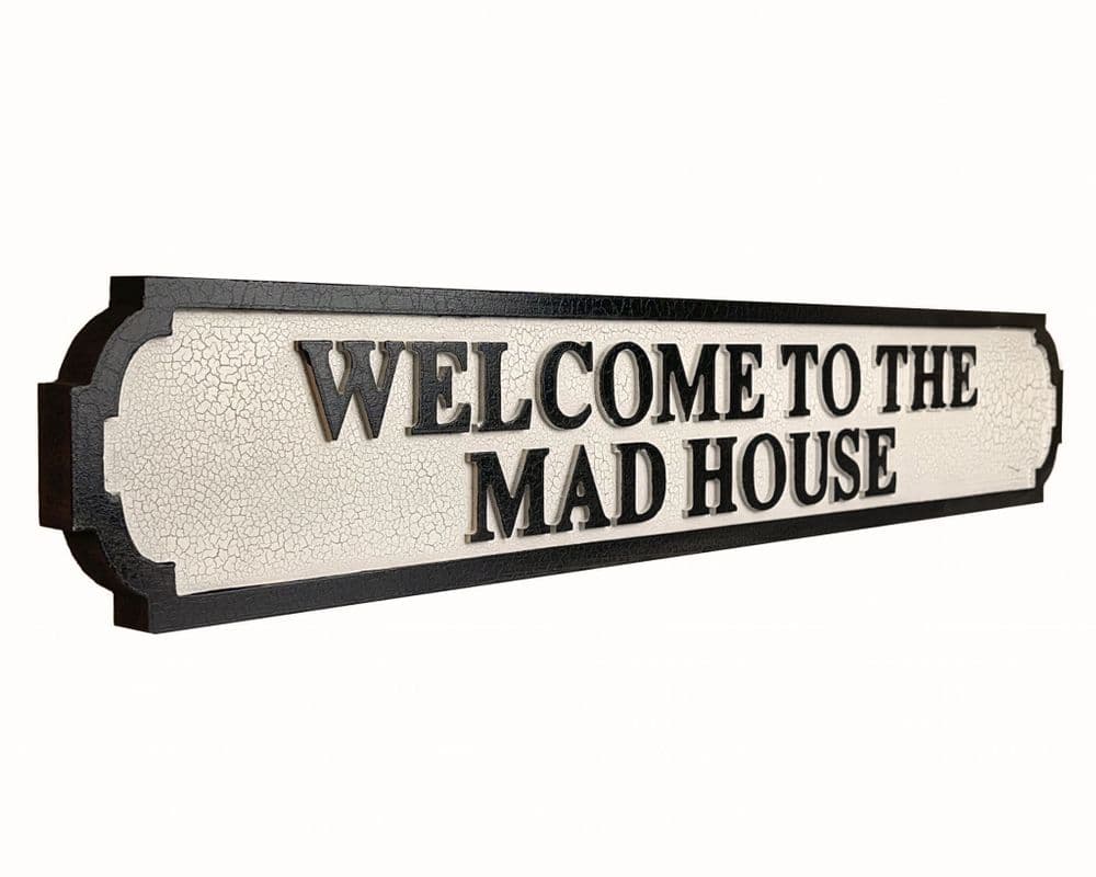 TO THE MAD HOUSE CRACKLE FINISH TO THE MAD HOUSE CRACKLE FINISH