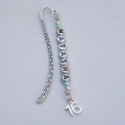 16th Birthday Personalised Bookmark