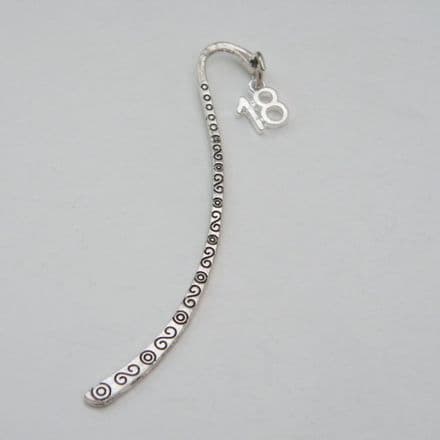 18th Birthday Bookmark - Charm Style