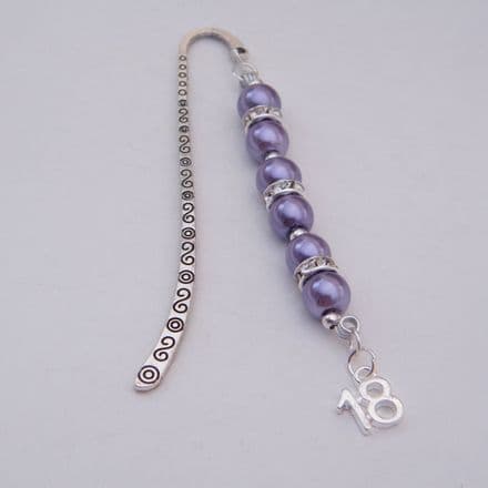 18th Birthday Bookmark - Elegance Style