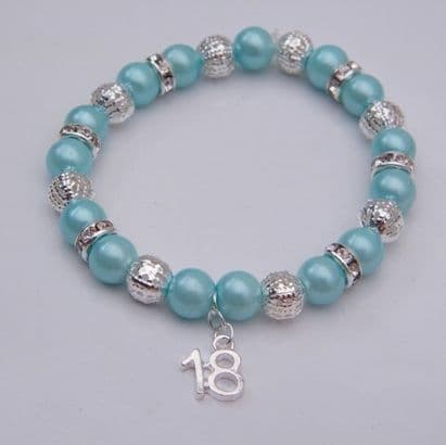 18th Birthday Bracelet - Sparkle & Bling Style