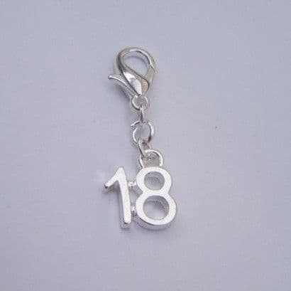 18th Birthday Clip On Charm