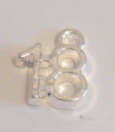 18th Birthday Necklace - Charm Style