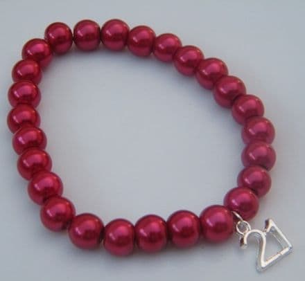 21st Birthday Bracelet - Charm Beaded Style