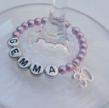 30th Birthday Wine Glass Charms