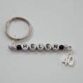 40th Birthday Personalised Keyring