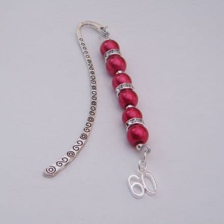 60th Birthday Bookmark - Elegance Style
