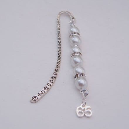 65th Birthday Bookmark - Elegance Style