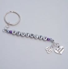 65th Birthday Keyrings