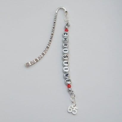 65th Birthday Personalised Bookmark