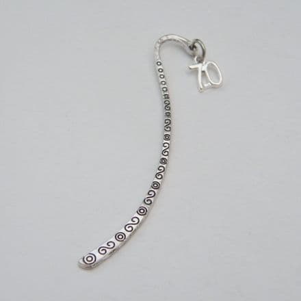 70th Birthday Bookmark - Charm Style