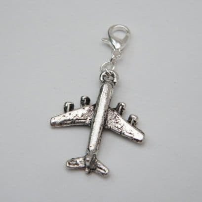 Aeroplane Clip On Charm