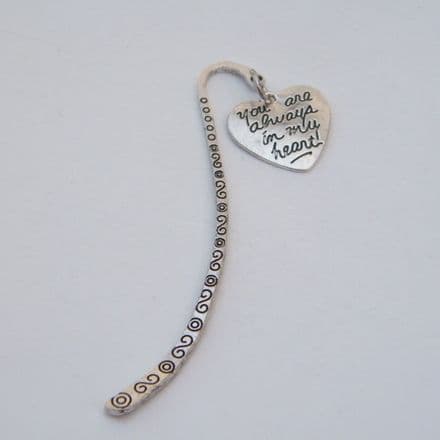 Always In My Heart Bookmark - Charm Style