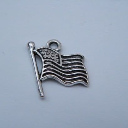 American Flag Personalised Wine Glass Charm