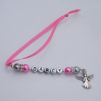 Angel Personalised Christmas Tree Decoration
