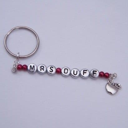 Apple Personalised Keyring