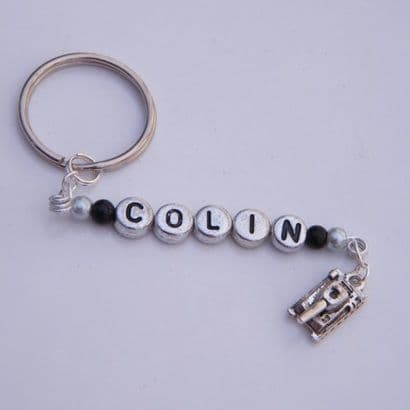 Army Tank Personalised Keyring