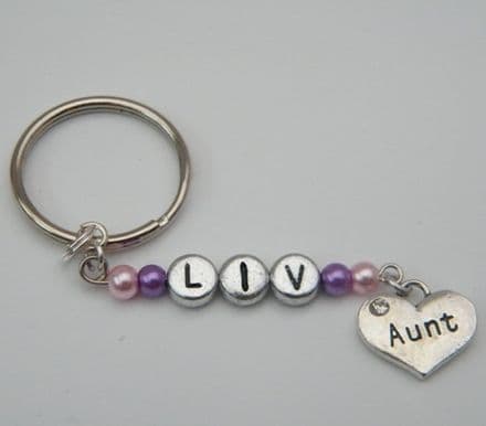 Aunt Personalised Keyring