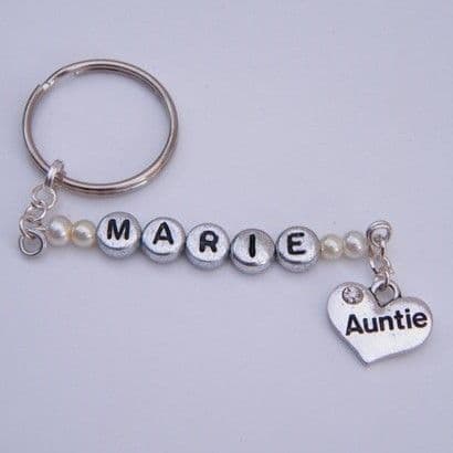 Auntie Personalised Keyring