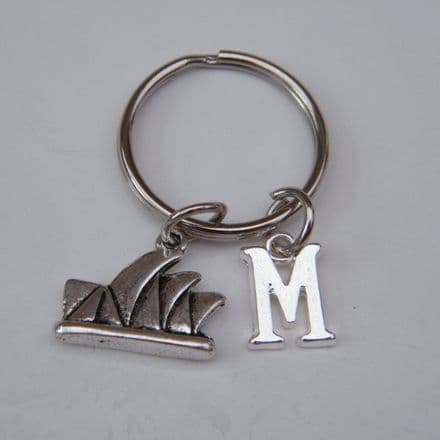 Australian Landmark Keyring - Initial Charm Style