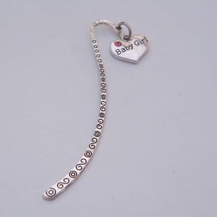 Baby Girl Bookmark - Charm Style
