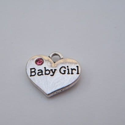 Baby Girl Personalised Keyring