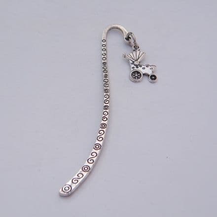 Baby Pram Bookmark - Charm Style
