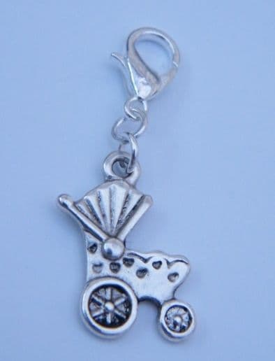 Baby Pram Clip On Charm