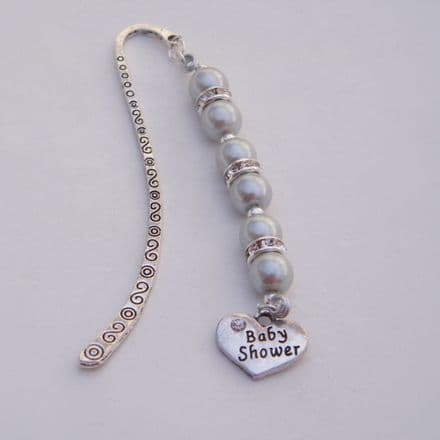 Baby Shower Bookmark - Elegance Style