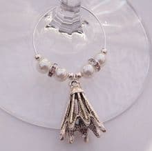 Badminton Wine Glass Charms