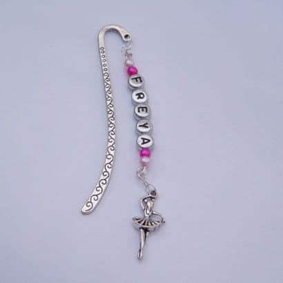 Ballet Dancer Personalised Bookmark