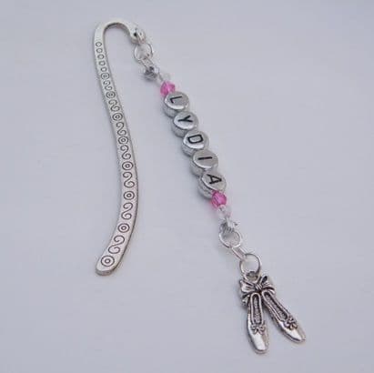 Ballet Shoes Personalised Bookmark
