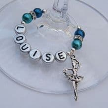 Ballet Wine Glass Charms