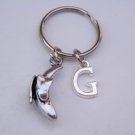 Banana Keyring - Initial Charm Style