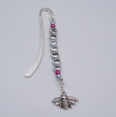 Bee Personalised Bookmark