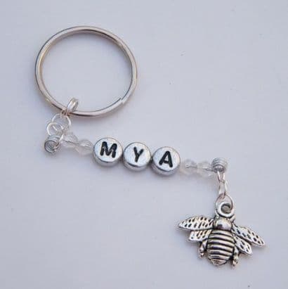 Bee Personalised Keyring
