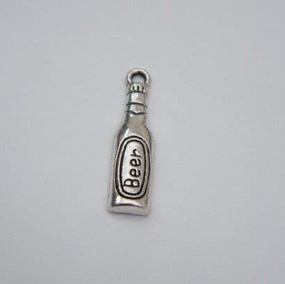 Beer Bottle Personalised Keyring