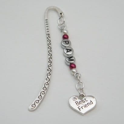 Best Friend Personalised Bookmark