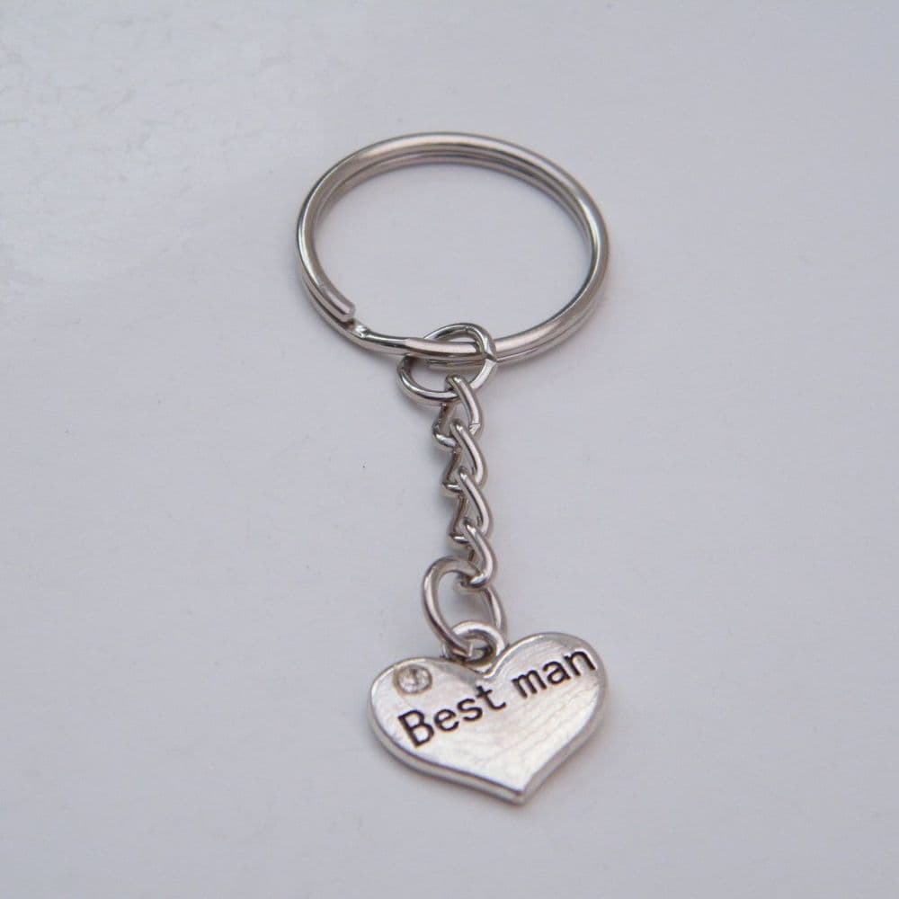 Best Man Keyring - Charm Style