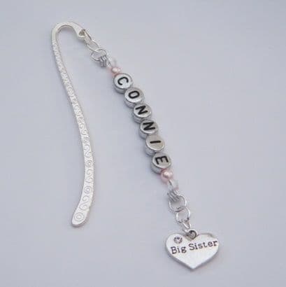 Big Sister Personalised Bookmark