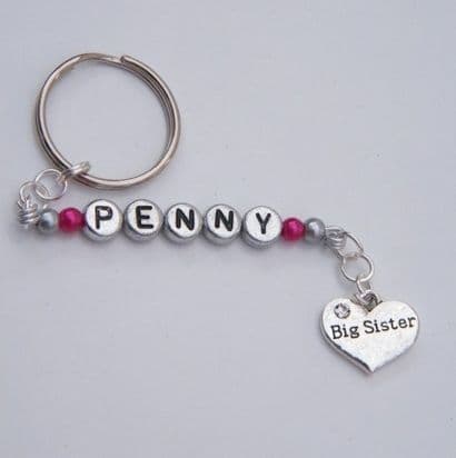 Big Sister Personalised Keyring