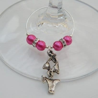 Bikini Wine Glass Charm - Elegance Style