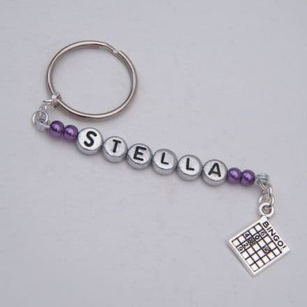 Bingo Personalised Keyring