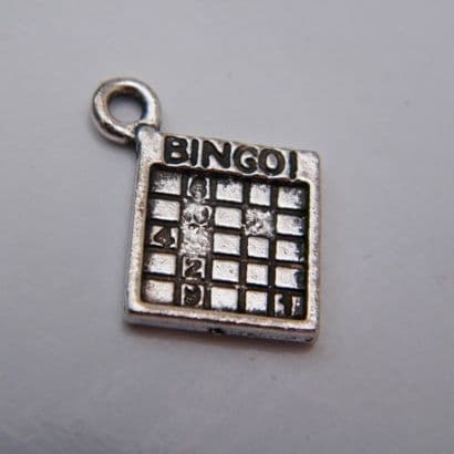 Bingo Wine Glass Charm - Beaded Style