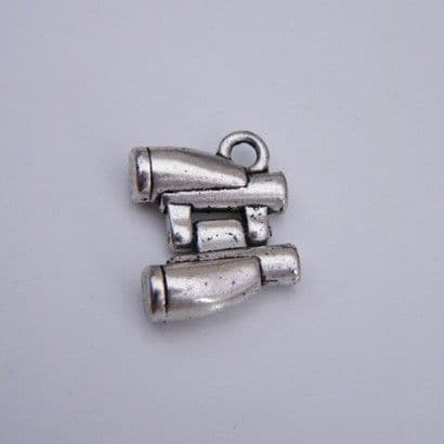 Binoculars Wine Glass Charm - Beaded Style