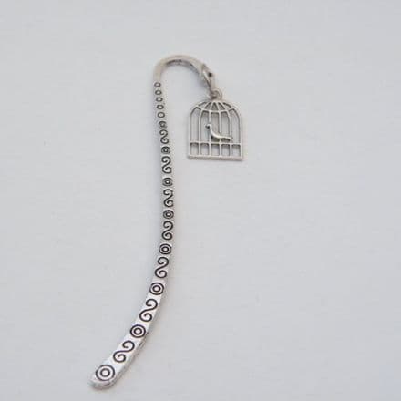 Bird Cage Bookmark - Charm Style