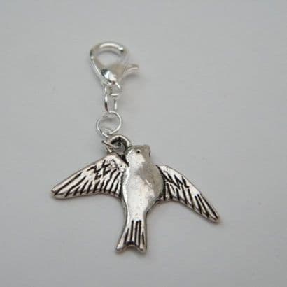Bird Clip On Charm